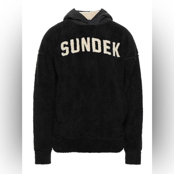 SUNDEK MENS HOODED FLEECE BLACK NEW WITG TAGS SIZE LARGE - Picture 1 of 6